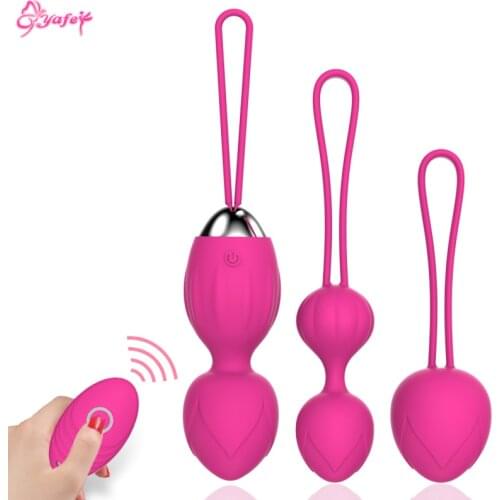 Vaginal tightening exercise Kegel ball 10 speed vibrating egg silicone Benwa ball G-spot vibrator erotic healthy female sex toy