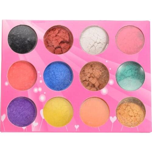 12pcs Mica Powder Nail Glitter Powder Soap Making Epoxy Resin Dye Pearl Pigment Soap Making Supplies for Nail Art Craft Cosmetic