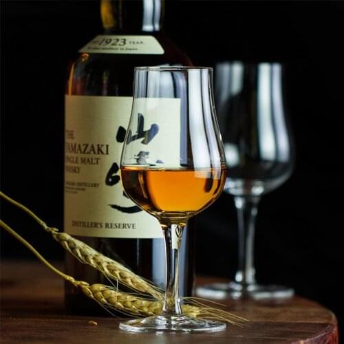 Japanese Retro Whisky Copita Nosing Glass Vintage Geisha Chateau Home Bar Chivas Brandy Whiskey Crystal Goblet Wine Glasses Cup