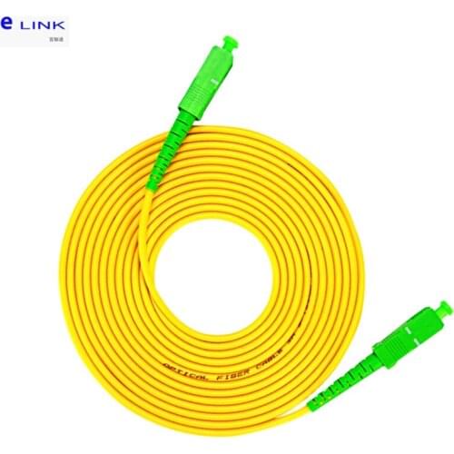 10pcs SC/APC-SC/APC fiber optic patch cord SM Simplex 1M 2M 3M 5M 7M 10M SCA-SCA optical fibre jumper SX free shipping IL