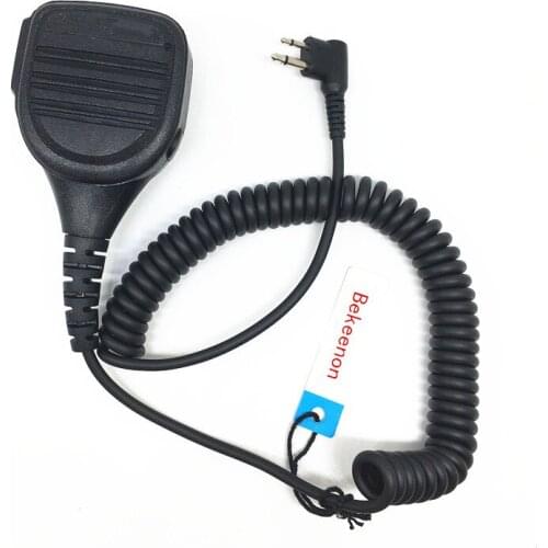 5X Handfree mic speaker M plug 2pins for motorola cp040 cp140 ep450 cp150 gp3188 gp88s gp300 etc walkie talkie with 3.5mm jack