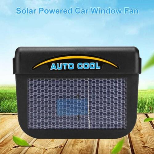 Car Portable Solar Powered Exhaust Fan Automotive Exhaust Heat Cooling Ventilators Automotive Interior Supplies Drop Shipping