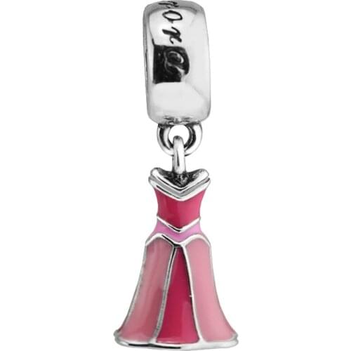 Popular Beads For Jewelry Making Auroras Dress Charm Fits Beaded Chains Bracelets For Woman DIY Sterling Silver Jewelry