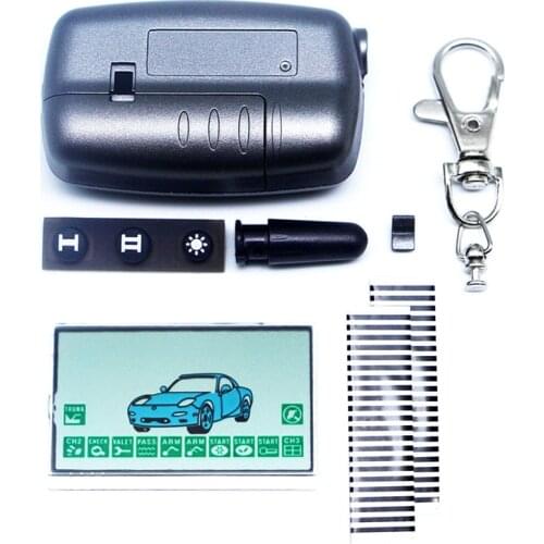 A9 Lcd display flexible cable for Starline A9 remote controller Zebra Stripes A9 LCD display+ A9 LCD keychain case free shipping