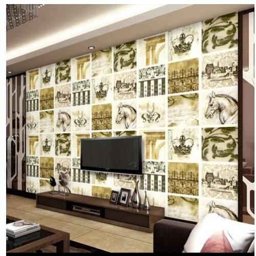 Customized 3d wallpaper 3d tv wall paper murals Europe type style to decorate the living room TV setting wall paper wallpaper