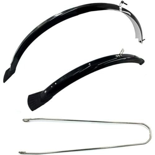 Fenders Full Length Plastic MTB/Folding Bike Mudguard Set For Bicycle Front Rear Fenders Easy Assemble Cycling Accessories