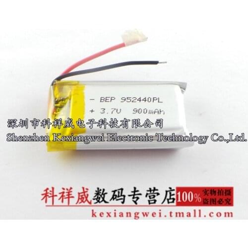 952440102440 A 3.7V Brown polymer lithium batteries MP3 soft package lithium battery Rechargeable Li-ion Cell