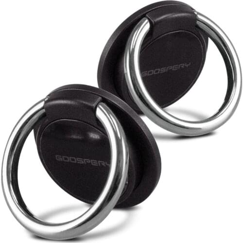 MERCURY GOOSPERY 360 Rotating Aluminum Metal Universal Finger Ring Smartphone Mobile Cell Phone Hand Desk Stand Holder