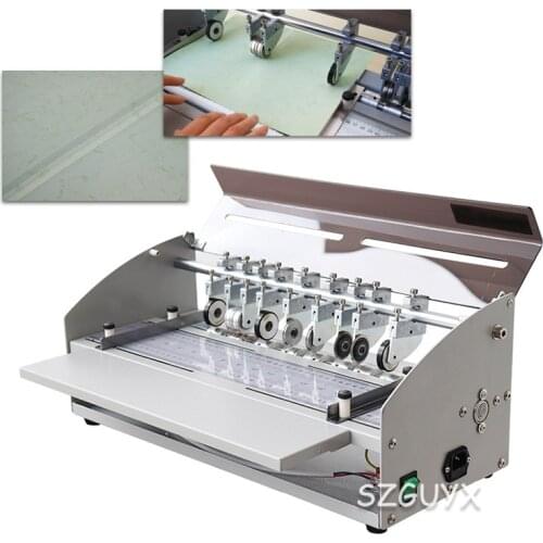 Multifunctional two-way positioning electric creasing machine dotted line creasing machine business card creasing machine