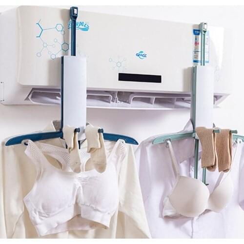Multifunctional Air-Conditioning Drying Rack Portable Tourism Folding Rack Suitable Kinds Of Clothes Socks Travel Accessories