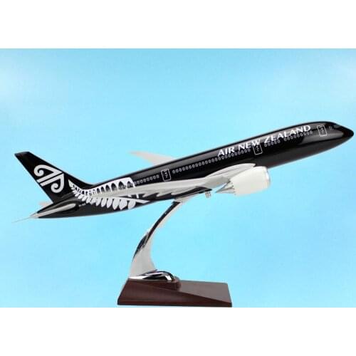 Aircraft Black New Zealand Airlines 1/145 scale Airplane Airbus 43CM Airplanes Aviation Model Light Diecast Plane 787 B787 Gifts