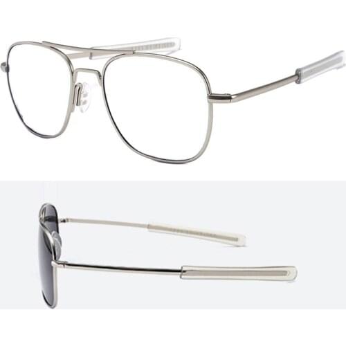 Pilot Style Rectangle Double Bridge Men Reading Glasses +0.75 +1 +1.25 +1.5 +1.75 +2 +2.25 +2.5 +2.75 +3 +3.25 +3.5 +3.75 +4To+6