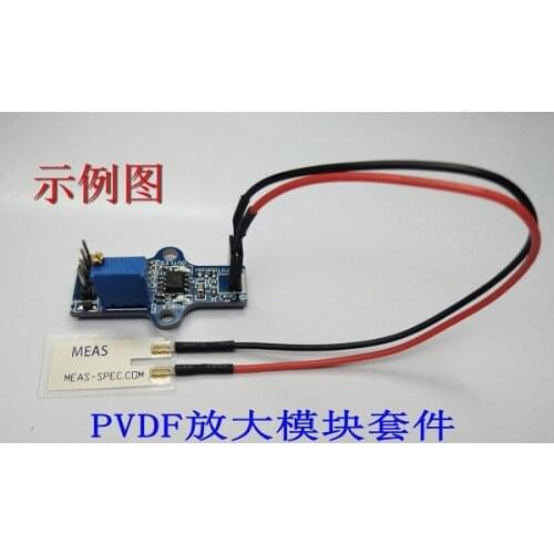 PVDF Piezo Film Kit Piezoelectric Sensor Charge Amplifier Module with Comparator