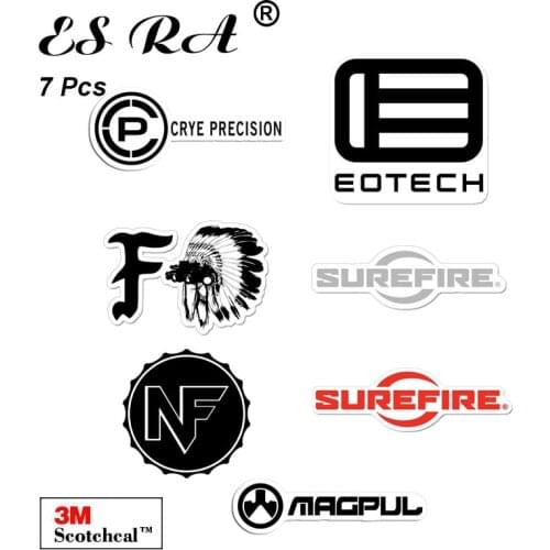 Stickers Decorate Military Tractical Pegatinas Laptop Decals Waterproof 7Pcs/Set for Car Suitcase Bottle Journal Decorate Gift