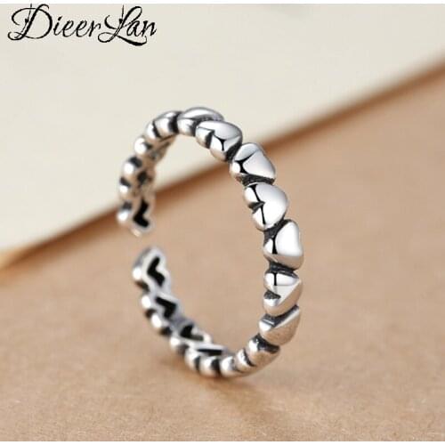 New Gothic Men Love Heart Rings For Women Jewelry Birthday Gift Romantic Wedding Engagement Drop Shipping 2021