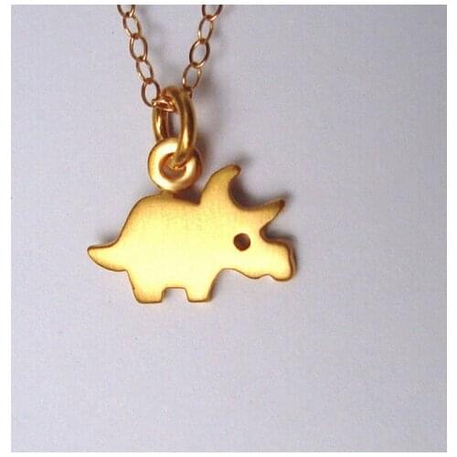 Daisies (10pcs/lot) 10pcs/lot New Fashion Womens Animal Necklace Triceratops Dinosaur Necklace Pendant Necklace Wholesale