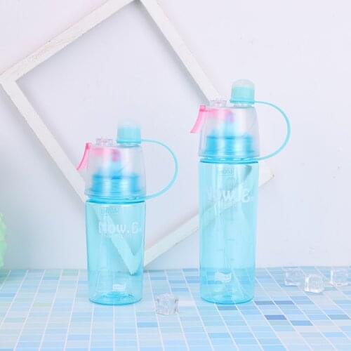 600ml 3 Color Plastic Spray Cool Summer Sport Water Bottle Kids school Portable Climbing Outdoor Bike Shaker My Water Bottles