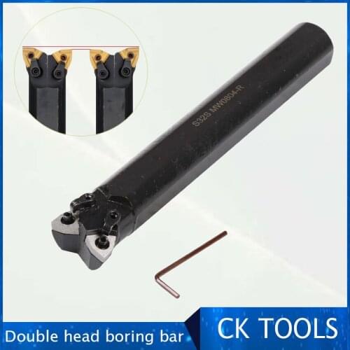 CNC turning tool MWLNR double head boring bar WNMG0804 inner and outer round one turning tool hornshank S25R S32R S40R