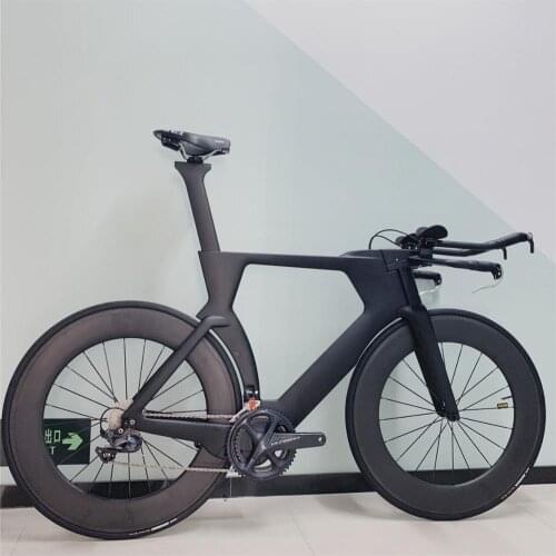 Carbon time trial bike full triathlon TT bike 22 speed with R700/R8000/R8060 di2 Aero carbon tt bicycle bike frame 48/51/54/57cm