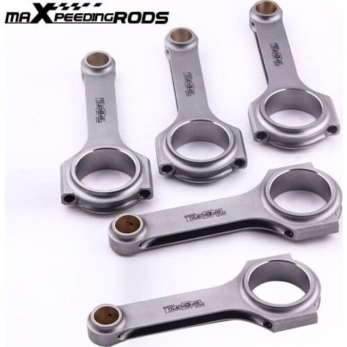Connecting Rod Rods For Audi RS2 S2 S4 3B RR AAN 2.2L Turbo 5cyl 144mm Bielle pleue Floating Crank Pin 800HP TUV Piston