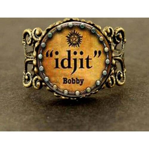 Steampunk 2017 new Supernatural Bobby Ring Supernatur Ring Jewelry vintage Ring Women Men Gift