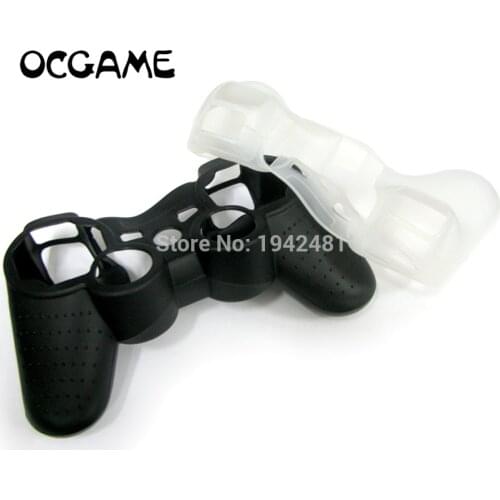 100PCS/LOT Silicone Case Protective Skin Cover for PS3 Controller Joystick Gel Rubber for Playstation 3 PS3 Controller OCGAME