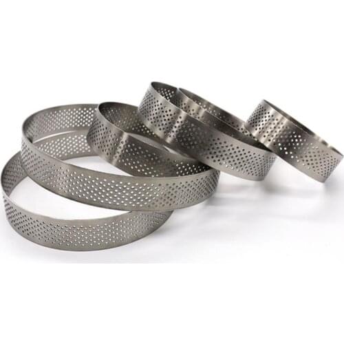 50%HOTRound Stainless Steel DIY Cake Mold Dessert Mousse Tarts Circle Baking Tool