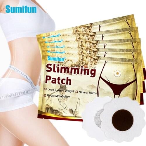 8pcs Sumifun Slimming Navel Sticker Weight Lose Products Slim Patch Burning Fat Patches Hot Body Shaping Slimming Stickers New