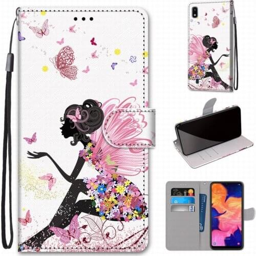 Kids Cute Flip Phone Case For Asus ZenFone ZA550KL ZB500KL ZB555KL ZB570TL ZC520TL Floral Girl Boy Stand Cover Book Coque O08F