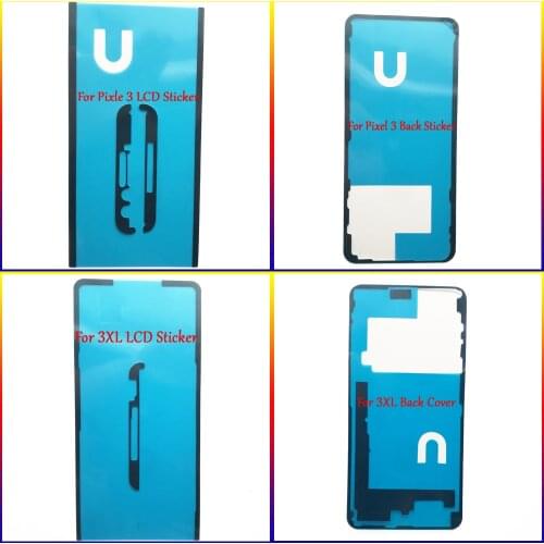 LCD Screen Adhesive Tape Back Cover Frame Sticker Glue For LG Google Pixel 3 Pixel 3XL Replacement Door Housing Fast Ship