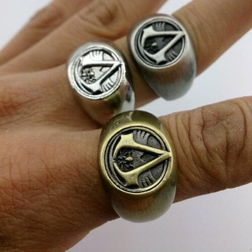 Creative Exquisite man ring Vintage Cool Rings classic DIY Men Metal 19cm Jewelry Vintage Alloy Ring Anime Cosplay Accessories