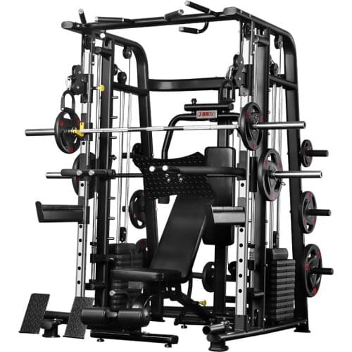Smith Machine Commercial Strength Comprehensive Training Equipment Set Combination Multifunctional Gantry