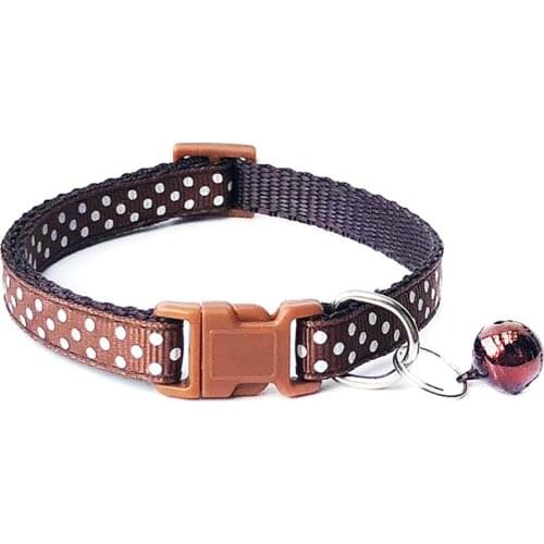 1pc Fashion Dog Collar Adjustable Creative Bell Decor Dog Collar Bell Kitten Collar Clothing Accessories Pet Supplies