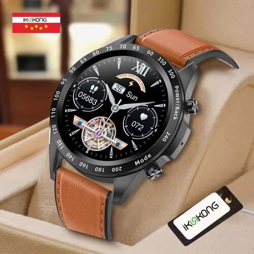 2021 Men Smart Watch TWS Heart Rate Blood Pressure Body Temperature Sports Fitness Luxury Watch Bluetooth Call Smartwatch Music