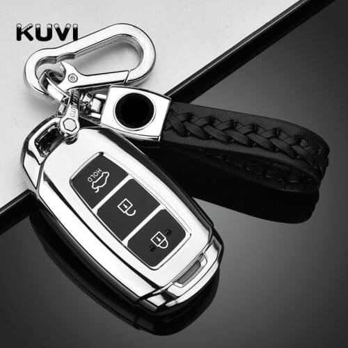 Soft TPU Car Remote Key Case Cover Shell Fob For Hyundai IX35 i30 KONA Solaris Encino Azera Grandeur Accent Fe TM Santa Palisade
