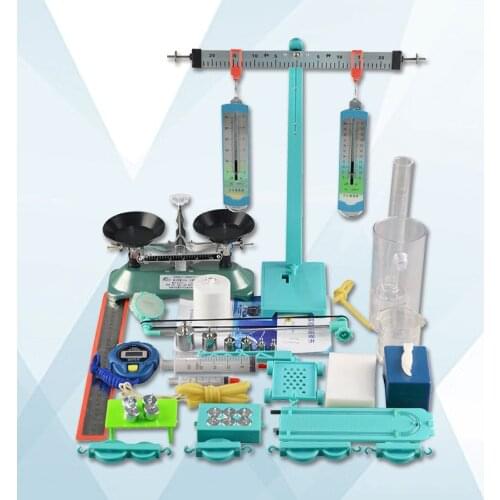 Physical Experiment Equipment Box Tray Balance Hook Code Friction Dynamometer Weight Pulley Block Stopwatch Measuring Cylinder