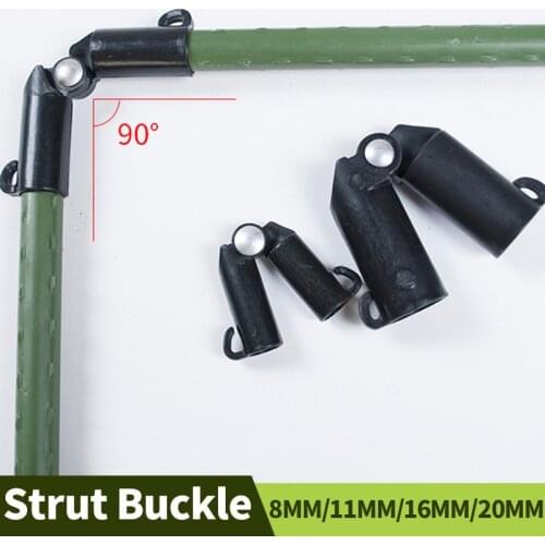 8MM/11MM/16MM/20MM Gardening Strut Buckle Climbing Pillar Support Forks Flower Vegetable Plants Brackets Connectors Accessories