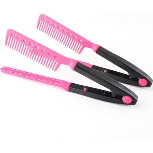 Hair V Comb Nicety Type Clip Design Salon Hairbrush For Hairdresser Keratin Treatment Styling Brush Free Shipping