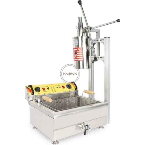 Top Quality 5L Capacity Automatic Churros Maker Machine Stainless Steel Churros Making Machine for Sale