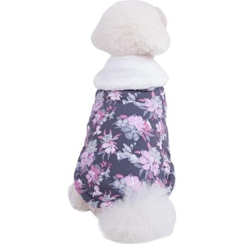 Winter Pet Dog Clothes Jackets Suit Warm Fleece Vest Small Dog Motorcycle Coat Clothing Coats Chihuahua Pet Supplies