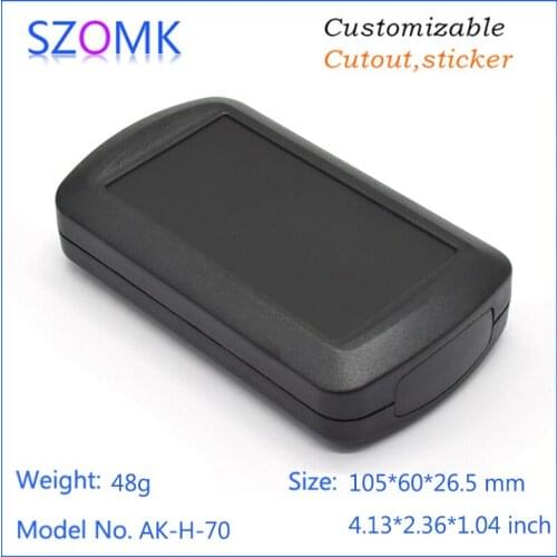 1 piece, 105*60*26.5mm high quality abs plastic pcb enclosure electronics box GPS tracker plastic housing szomk instrument box