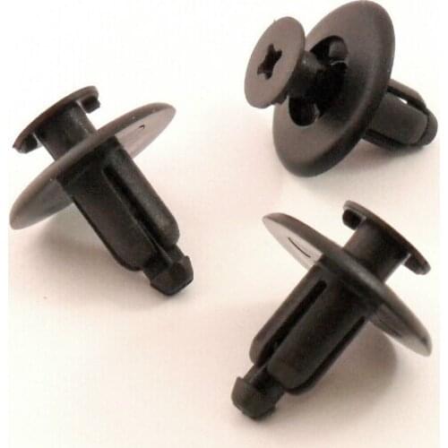 10x 6.5-7mm Motorbike Fairing Panel Plastic Trim Clips- For Honda Yamaha Suzuki