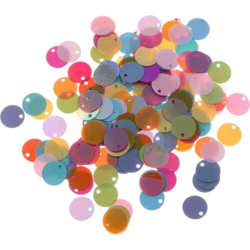 30g Acrylic Round Flat Loose Sequins Paillette Sewing For Clothing Accssories Art Decoration Jewelry Making Diy