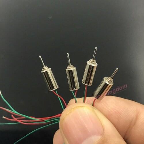 4PCS 4mm*8mm Ultra-Tiny Coreless Motor DC 1.5V-3V 50000RPM High Speed Micro Mute Electric Motor