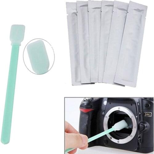 6PCS Wet Sensor Cleaner CMOS CCD SWAB for D-SLR,Filters, Optics lens,LCD FOR Camera Cleaning PAD CCD/CMOS SWAB