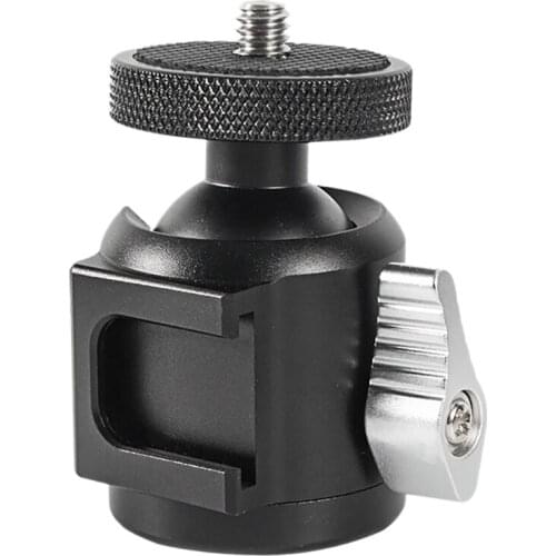 BEXIN HK25 1/4 Hot Shoe Tripod Mount Camera Adapter Cradle Ball Head for LED Ring Light Bracket Holder for DSLR Phone