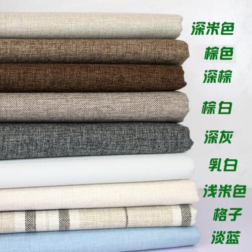 Linen Cloth Sofa Cover Fabric