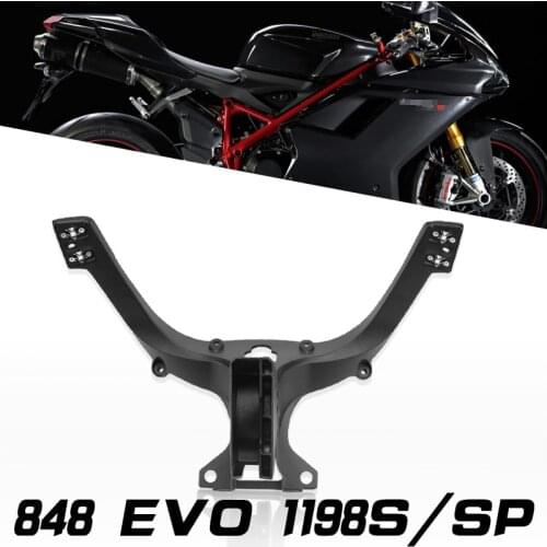 For Ducati 848 1098 S 1198 SP 848 EVO 2011-2013 Motorcycle Front Headlight Upper Fairing Stay Bracket
