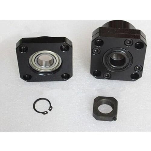 FK6 fixed end with FF6 end support for ballscrew support seat CNC XYZ FK6 FF6 1set