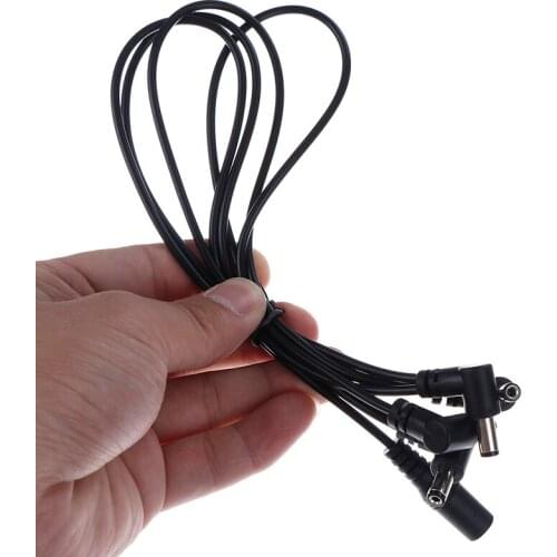 1 To 4 Way Guitar Pedal Power Supply Cable Cord Line Adapter Daisy Chain